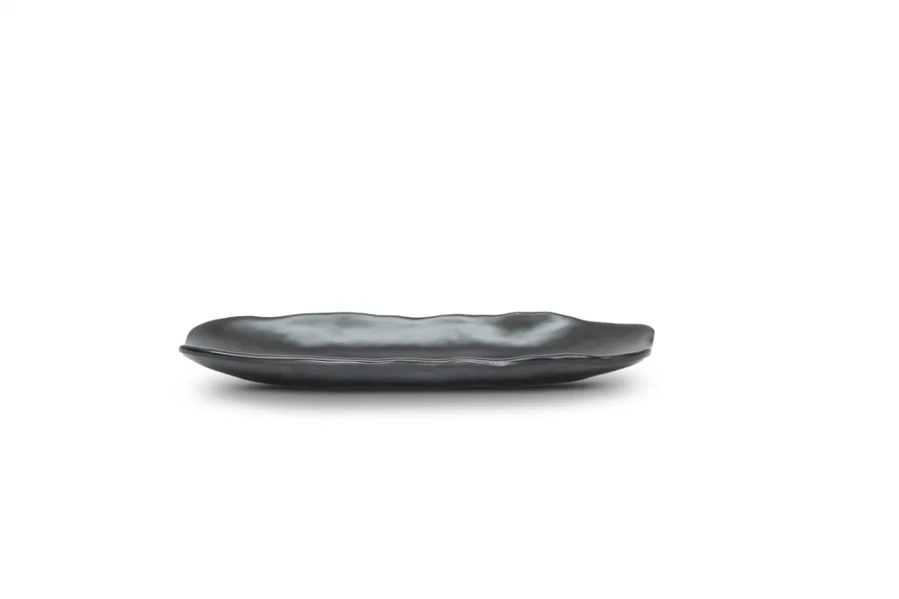 Black Sushiplatte 26 x 8,5 x 2,3 cm matt schwarz