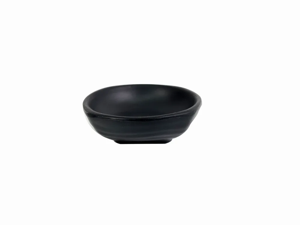 Dip & More Dipbowl 7,8 x 7,8 x 2,7 cm schwarz matt