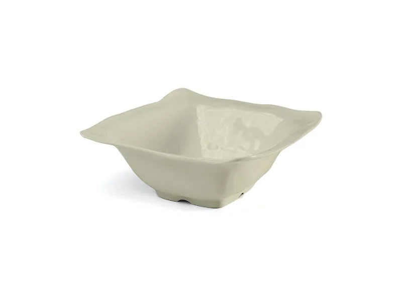Ruffle Square Mini Dipschale 5,9 cm creme