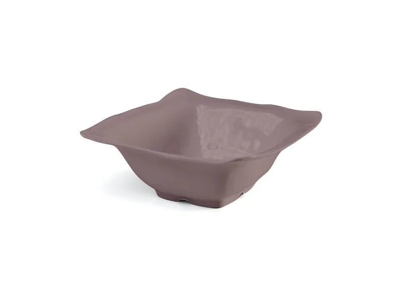 Ruffle Square Mini Dipschale 5,9 cm grau