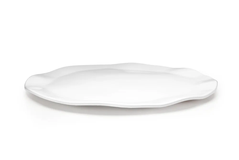 Ruffle Round Buffetplatte oval 53 x 43 cm
