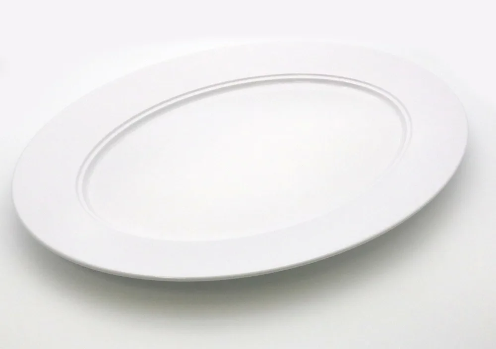 Diamond Round Fisch-/Steakplatte 36,5 x 28,5 cm